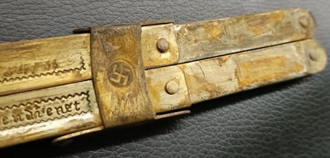 WW2 German Nazi Waffen SS paratroopers knife by RZM original swastika WW2 German Nazi Waffen SS paratroopers knife by RZM original swastika