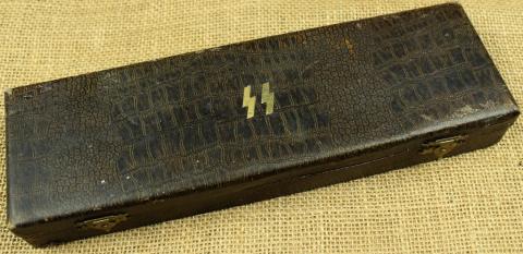 waffen ss silverware set knife knives case genuine original totenkopf panzer das reich tk