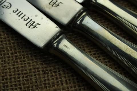 waffen ss silverware set knife knives case genuine original totenkopf panzer das reich tk