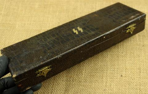 waffen ss silverware set knife knives case genuine original totenkopf panzer das reich tk