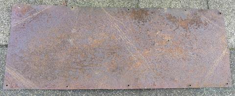 WW2 German Nazi WAFFEN SS TOTENKOPF PANZER DIVISION lazarett hospital large metal sign WW2 German Nazi WAFFEN SS TOTENKOPF PANZER DIVISION lazarett hospital large metal sign