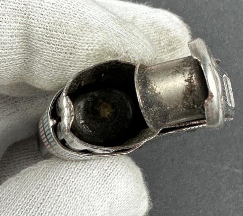 WW2 German Nazi WAFFEN SS TOTENKOPF skull field gear lighter UNIQUE