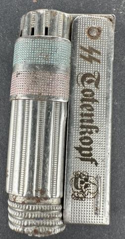 WW2 German Nazi WAFFEN SS TOTENKOPF skull field gear lighter UNIQUE