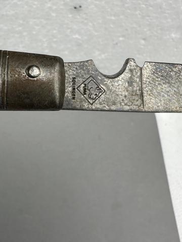 WW2 German Nazi Waffen SS Totenkopf skull pocket knife by puma solingen rzm field gear