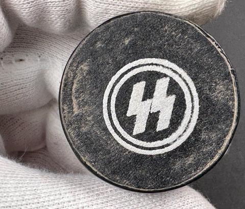 WW2 German Nazi WAFFEN SS TOTENKOPF skull silver ring in honour case himmler genuine