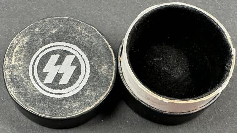 WW2 German Nazi WAFFEN SS TOTENKOPF skull silver ring in honour case himmler genuine