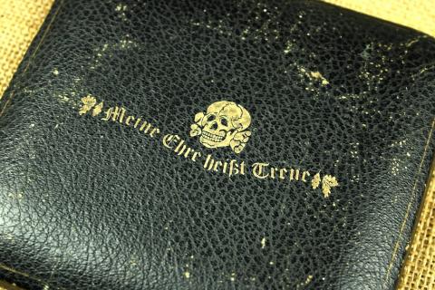 original Waffen SS silverware german WMF case skull totenkopf panzer tk
