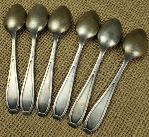 original Waffen SS silverware german WMF case skull totenkopf panzer tk