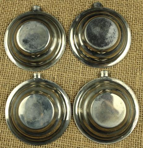 WW2 German Nazi WAFFEN SS TOTENKOPF unique set ashray SS original silverware WW2 German Nazi WAFFEN SS TOTENKOPF unique set ashray SS original silverware