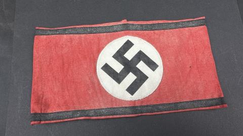 WW2 German Nazi WAFFEN SS uniform tunic removed ARMBAND with Swastika