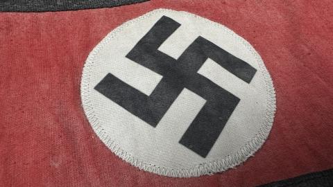 WW2 German Nazi WAFFEN SS uniform tunic removed ARMBAND with Swastika