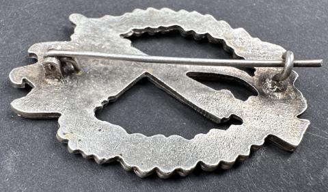 WW2 German Nazi WAFFEN SS Wehrmacht Infantry Assault Badge award Allgemeines Sturmabzeichen 