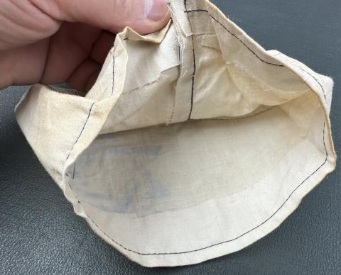 authentic original WORN POLAND early WHITE ARMBAND blue STAR OF DAVID Jew Jewish