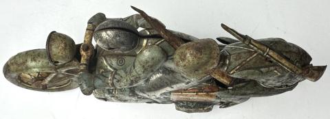 1930s WEHRMACHT WW2 GERMAN NAZI CKO n353 KELLERMANN FRICTION TOY TIN MOTO MOTORCYCLE