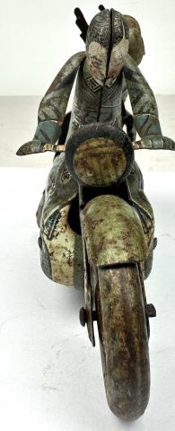 1930s WEHRMACHT WW2 GERMAN NAZI CKO n353 KELLERMANN FRICTION TOY TIN MOTO MOTORCYCLE