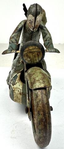 1930s WEHRMACHT WW2 GERMAN NAZI CKO n353 KELLERMANN FRICTION TOY TIN MOTO MOTORCYCLE