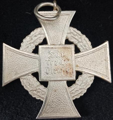 25 Years of Faithful Services in the Wehrmacht medal award no ribbon