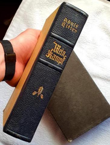 Adolf Hitler Mein Kampf wedding edition book GOLD BOX third reich fuhrer