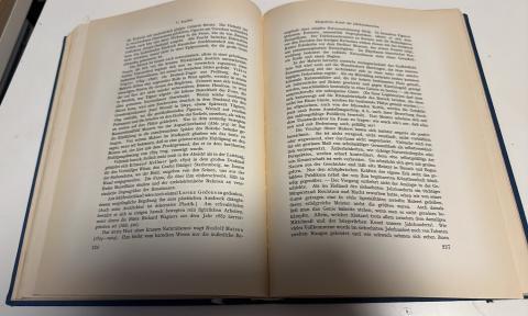 Adolf Hitler PERSONAL LIBRARY in BERGHOF stamped book AH Fuhrer belongings