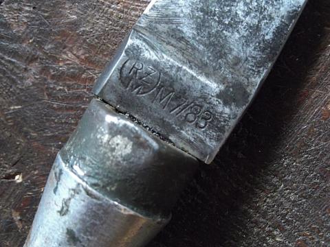AMAZING 12th WAFFEN SS Panzer Division Hitlerjugend ardennes knife dagger bayonet