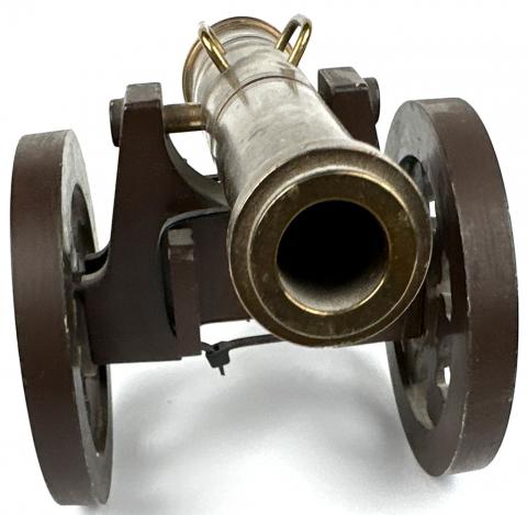 ANTIQUE MINIATURE CANNON FIREARM OLD BRASS military toy fire ww2 ww1 war battle ANTIQUE MINIATURE CANNON FIREARM OLD BRASS military toy fire ww2 ww1 war battle
