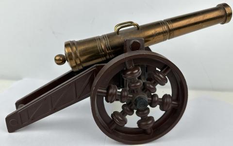 ANTIQUE MINIATURE CANNON FIREARM OLD BRASS military toy fire ww2 ww1 war battle ANTIQUE MINIATURE CANNON FIREARM OLD BRASS military toy fire ww2 ww1 war battle