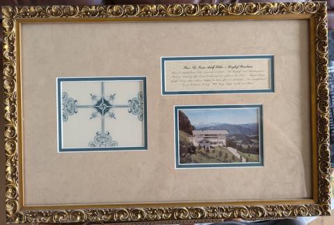 BERGHOF ADOLF HITLER HOUSE FLOOR TILE ah original genuine authentic fuhrer