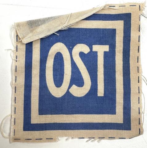 central and Eastern Forced Labor OST patch slave workers Ostarbeiter