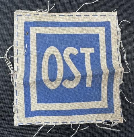central and Eastern Forced Labor OST patch slave workers Ostarbeiter