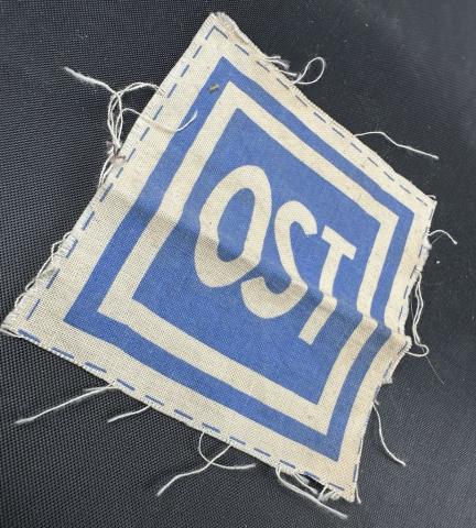 central and Eastern Forced Labor OST patch slave workers Ostarbeiter
