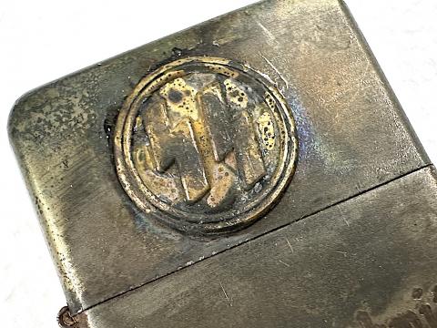 Concentration Camp AUSCHWITZ BIRKENAU WAFFEN SS Totenkopf guard commemorative zippo lighter 1941 Concentration Camp AUSCHWITZ BIRKENAU WAFFEN SS Totenkopf guard commemorative zippo lighter 1941