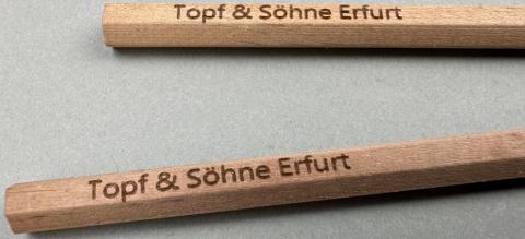 Concentration camp AUSCHWITZ crematory company Topf & Sohne pen