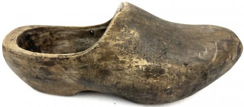 Concentration Camp AUSCHWITZ inmate survivor CLOGS shoes authentic genuine original jew jewish