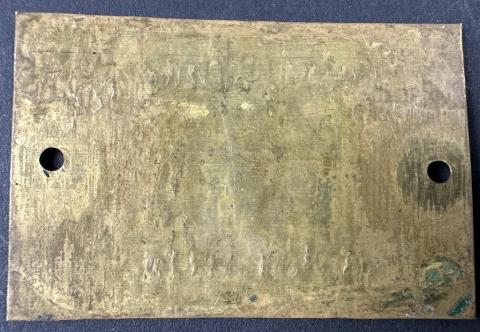 Concentration Camp AUSCHWITZ subcamp JAWISCHOWITZ Hermann Goering Goring forced labor werk plate id