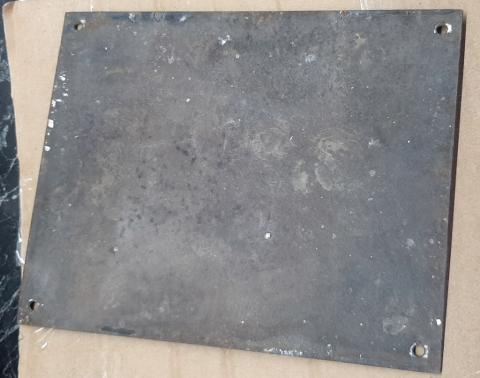 Concentration Camp BARAK number 8 metal enamel sign Holocaust KL KZ