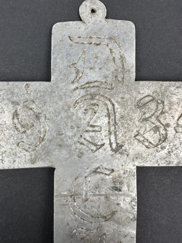 Concentration Camp DACHAU inmate handmade cross early 1934 PRIEST Concentration Camp DACHAU inmate handmade cross early 1934 PRIEST