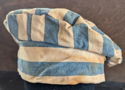 Concentration Camp Inmate uniform CAP HAT Holocaust KL KZ original