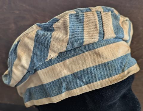 Concentration Camp Inmate uniform CAP HAT Holocaust KL KZ original