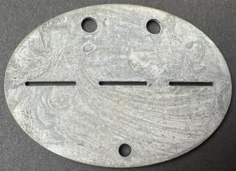 Concentration camp KL KZ DACHAU Waffen SS Totenkopf guard dogtag dog tag metal ID