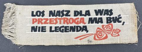 Concentration camp STUTHOF Poland muzeum commemorative banner