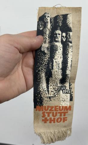 Concentration camp STUTHOF Poland muzeum commemorative banner