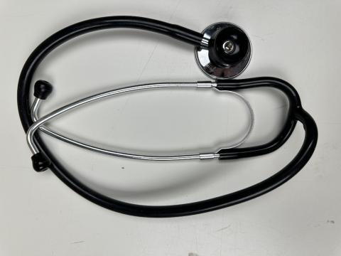 Concentration Camp Teresin ghetto Czech doctor stethoscope stamper Third Reich eagle and dated 1944