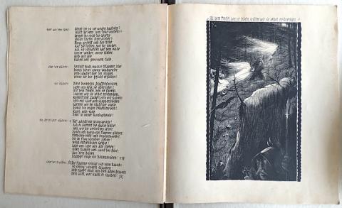 original genuine WAFFEN SS BOOK HEINRICH HIMMLER HANDMADE SIGNATURE autograph signed COA