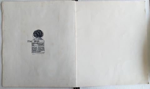 original genuine WAFFEN SS BOOK HEINRICH HIMMLER HANDMADE SIGNATURE autograph signed COA