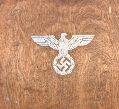 original genuine WAFFEN SS BOOK HEINRICH HIMMLER HANDMADE SIGNATURE autograph signed COA