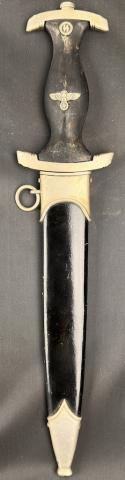 WW2 German Nazi early combat anodized M33 Waffen SS dagger RZM Solingen Boker Eickhorn