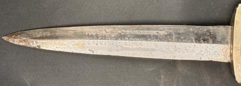 early combat anodized M33 Waffen SS dagger with district number RZM Solingen Boker Eickhorn