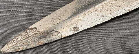 early combat anodized M33 Waffen SS dagger with district number RZM Solingen Boker Eickhorn