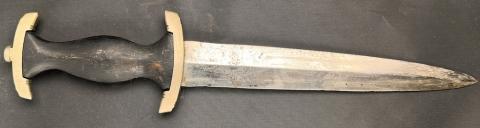 early combat anodized M33 Waffen SS dagger with district number RZM Solingen Boker Eickhorn