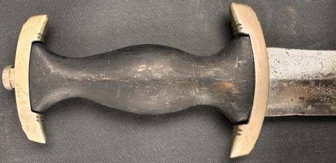 early combat anodized M33 Waffen SS dagger with district number RZM Solingen Boker Eickhorn